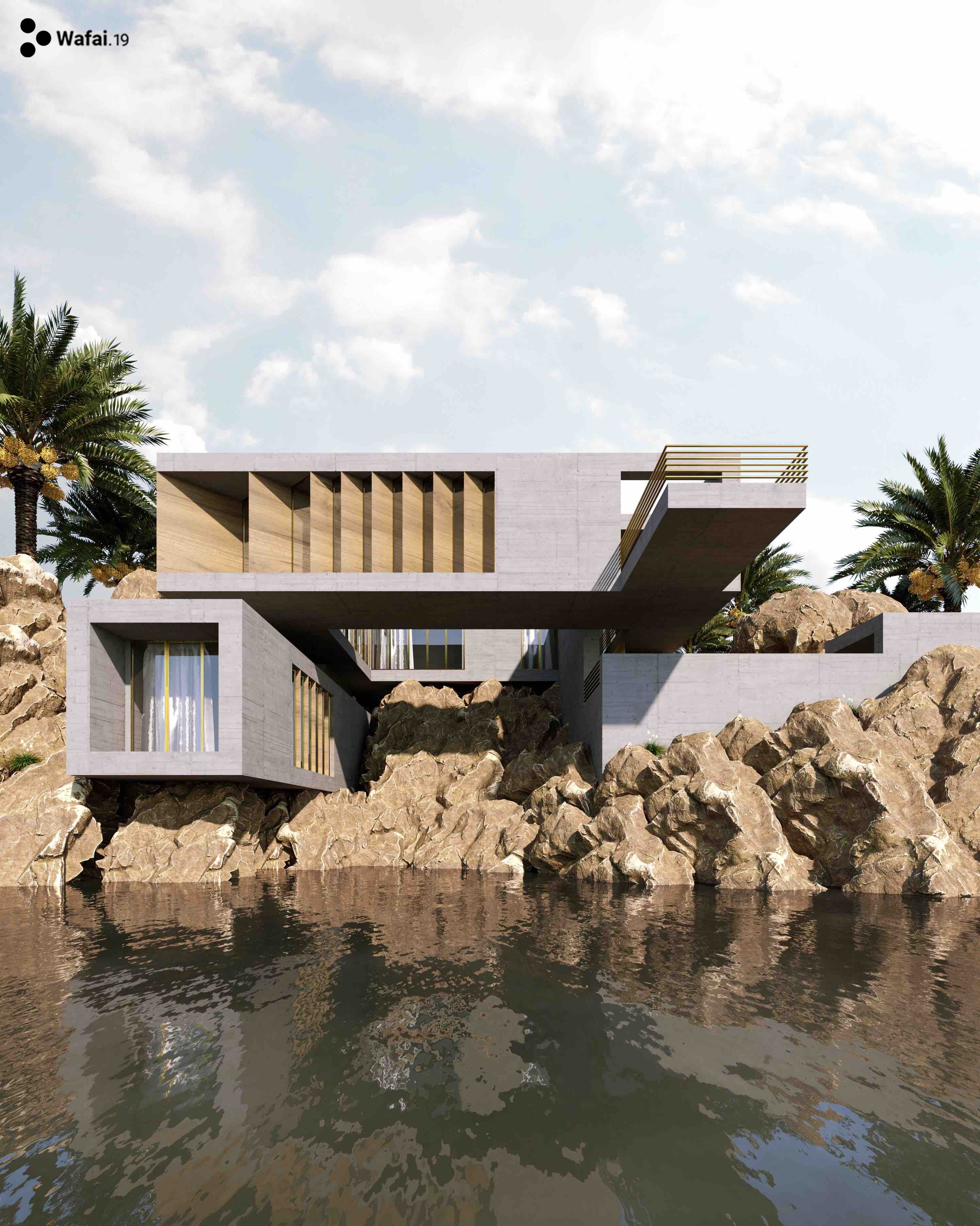 The rock is my home ワーナー・ブレイザー 岩の住宅建築 amey-kandalgaonkar-house-in-a-